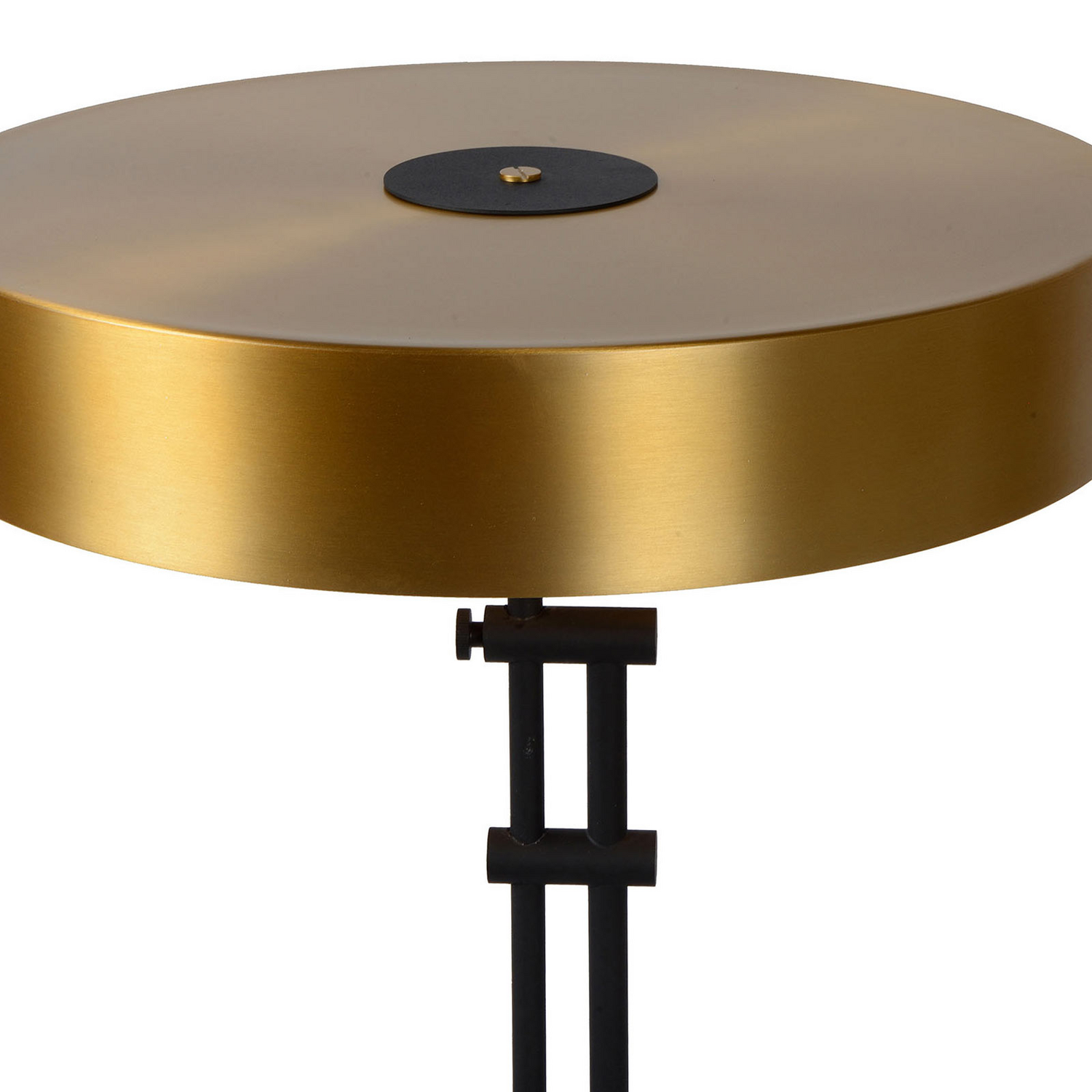 Lucide Stehleuchte Giada Mit Flachem Schirm In Gold Stehlampe Lampe Leuchte S944 B-Ware - 5411212302571