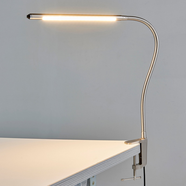 Lindby LED-Klemmleuchte Lampe Leuchte Bürolampe Tischlampe Tischleuchte Lionard