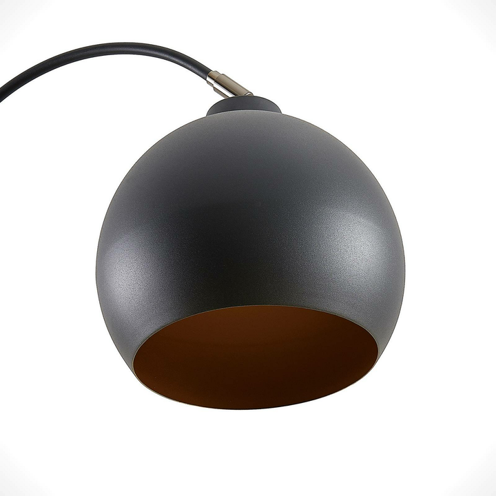 Lindby Minali Stehleuchte Standleuchte Stehlampe Lampe E27 1-flmg Metall schwarz