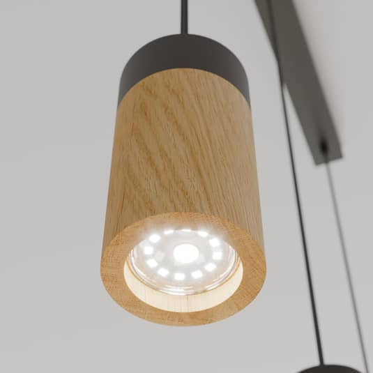 Envostar Plain Hängeleuchte 3fl Linear Hängeleuchte Pendelleuchte Deckenlampe Gu B-Ware - 4251911724837