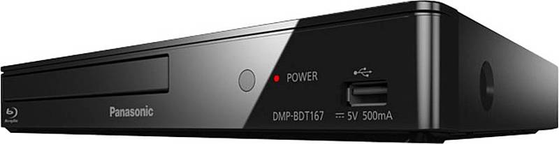 Lecteur Blu-ray 3D Panasonic DMP-BDT167 noir avec mise à l'échelle Full HD
