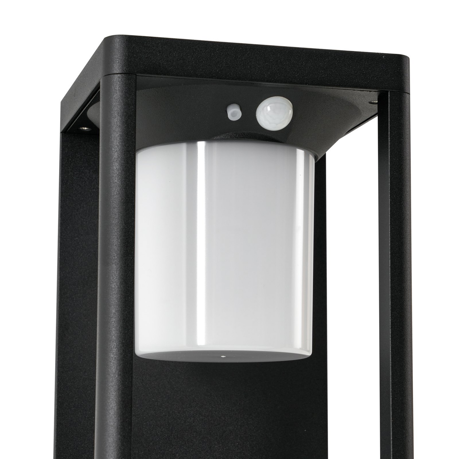 Lucande Led Solar Wandleuchte Tilena Schwarz Alu Sensor Wandlampe Lampe Leuchte B-Ware