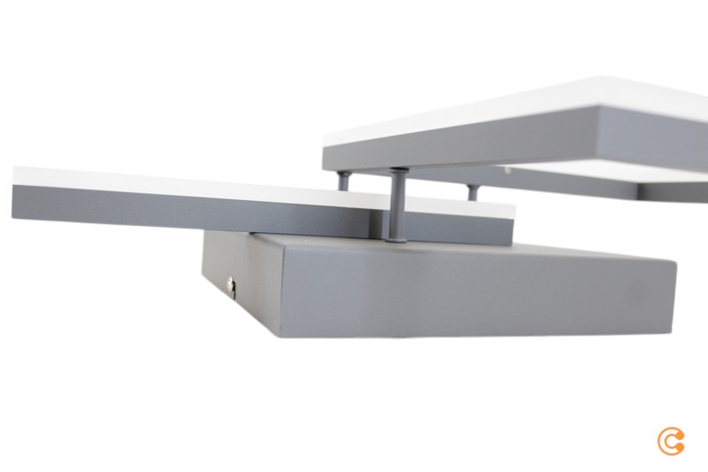 Fabas Luce Led Deckenlampe Bard Deckenlampe Lampe 45x45 Cm 2flg Led Anthrazit720 B-Ware - 8019282507253