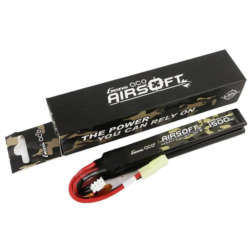 B-Ware Gens Ace Modellbau Akkupack Li Po 7.4 V 1500 M Ah 2 Zellen 25 C Mini Tamiya - 6928493306468