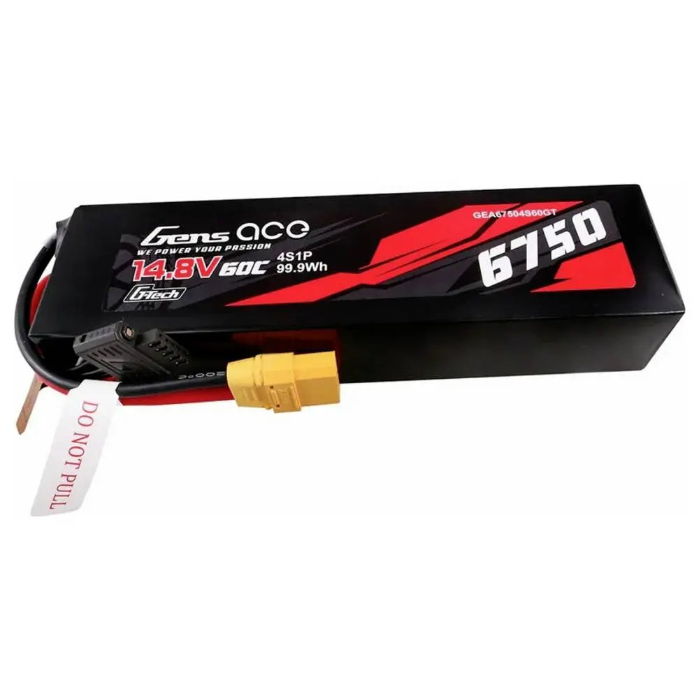 Gens Ace Modellbau Akkupack Batterie Li Po 14.8 V 6750 M Ah 60 C Block Xt90 B-Ware - 6928493309346