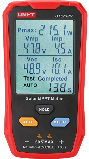Uni T Solar Mppt Messgerät Ut673 Pv Messinstrument Solartester Photovoltaik  B-Ware - 6935750567333
