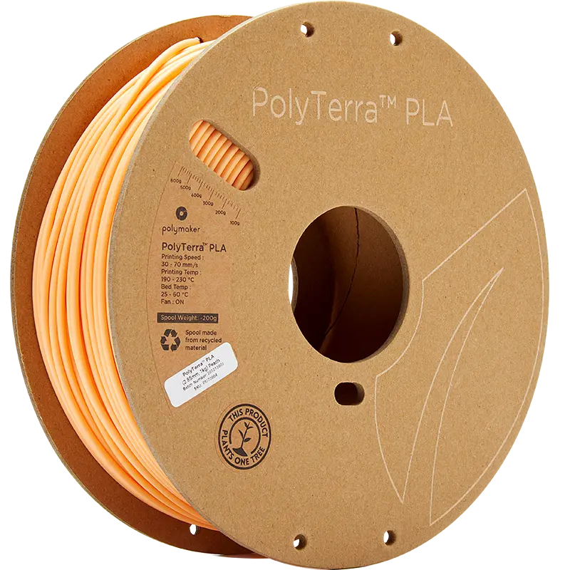 B-Ware Polymaker Poly Terra Filament 3 D Drucker Material Pla Biokunststoff Peach 2.85 Mm - 6938936708643