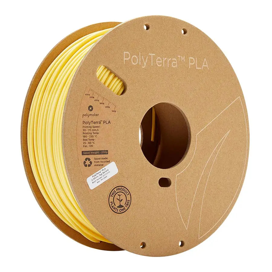 B-Ware Polymaker Poly Terra Filament 3 D Druck Material Pla Spule Banana 2.85 Mm  - 6938936708667
