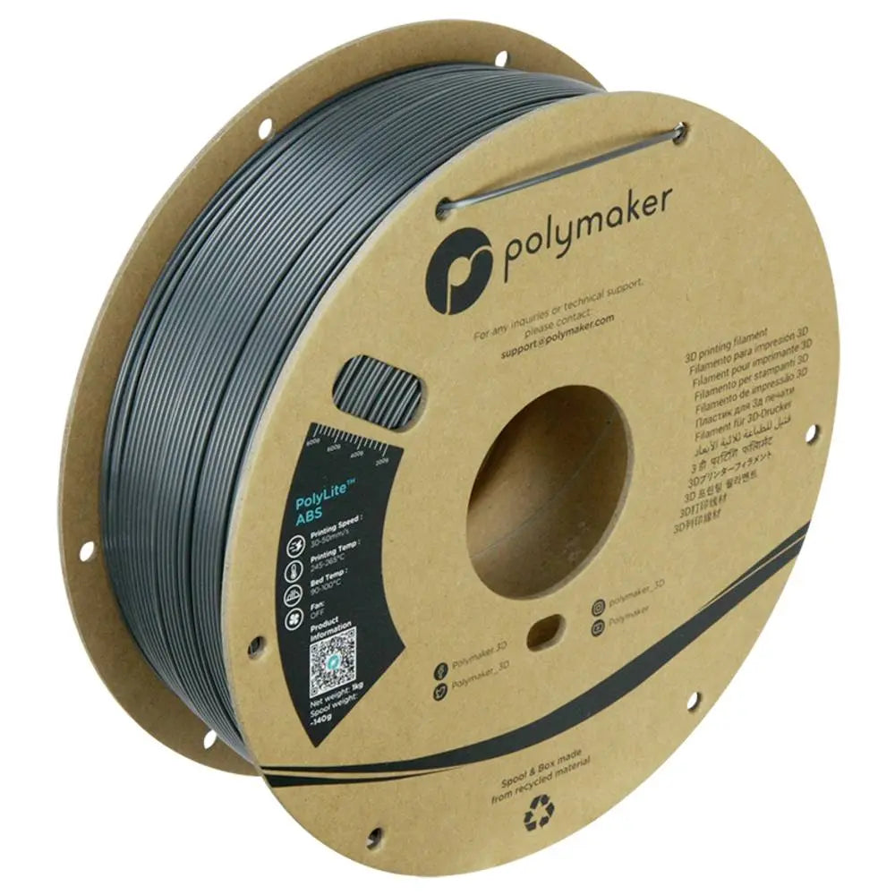 B-Ware Polymaker Filament Druckmaterial Abs Schwarz 2.85mm 3000g 3 D Druck Zubehör - 6938936712565