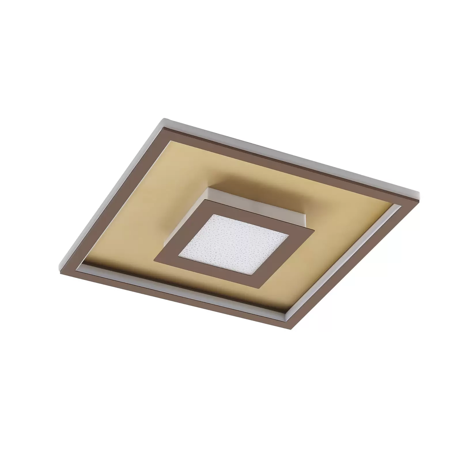 B-Ware Lindby Deckenleuchte Deckenlampe Led Leuchte Lampe Eckig Weiß 40 Cm Kunststoff