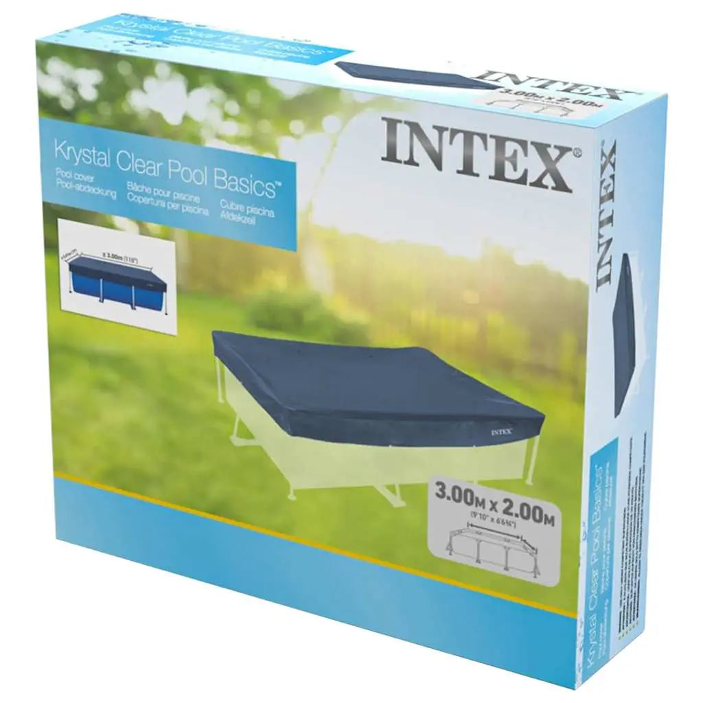 Intex Rectangular Pool Cover Poolabdeckplane   300 X 200 Cm Idealer Schutz B-Ware - 6941057404011
