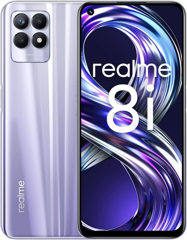 Realme 8i 128 Gb Stellar Purple Dual Sim Smartphone Handy Siehe Text/Fotos B-Ware