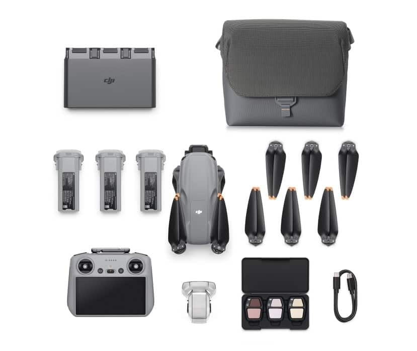 DJI Drohne Multikopter Air 3S Fly More Combo RC 2 Kamera Set SIEHE TEXT/FOTO - 6941565989932