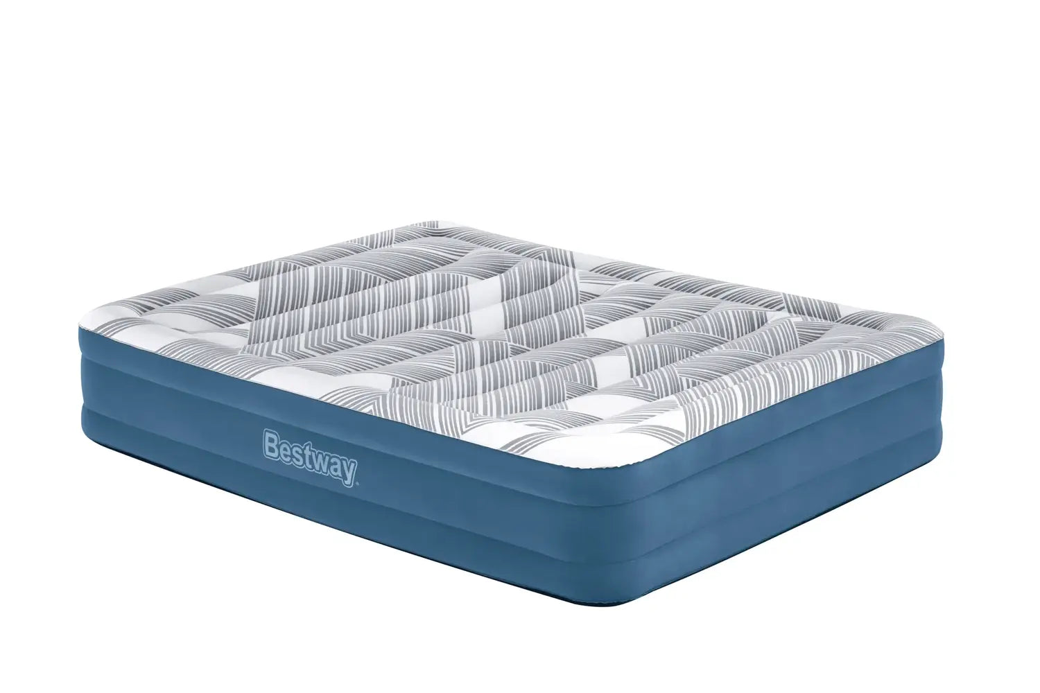 B-Ware Bestway Luftbett Gästebett Tri Tech Fashion Flock Elektropumpe Double Xl