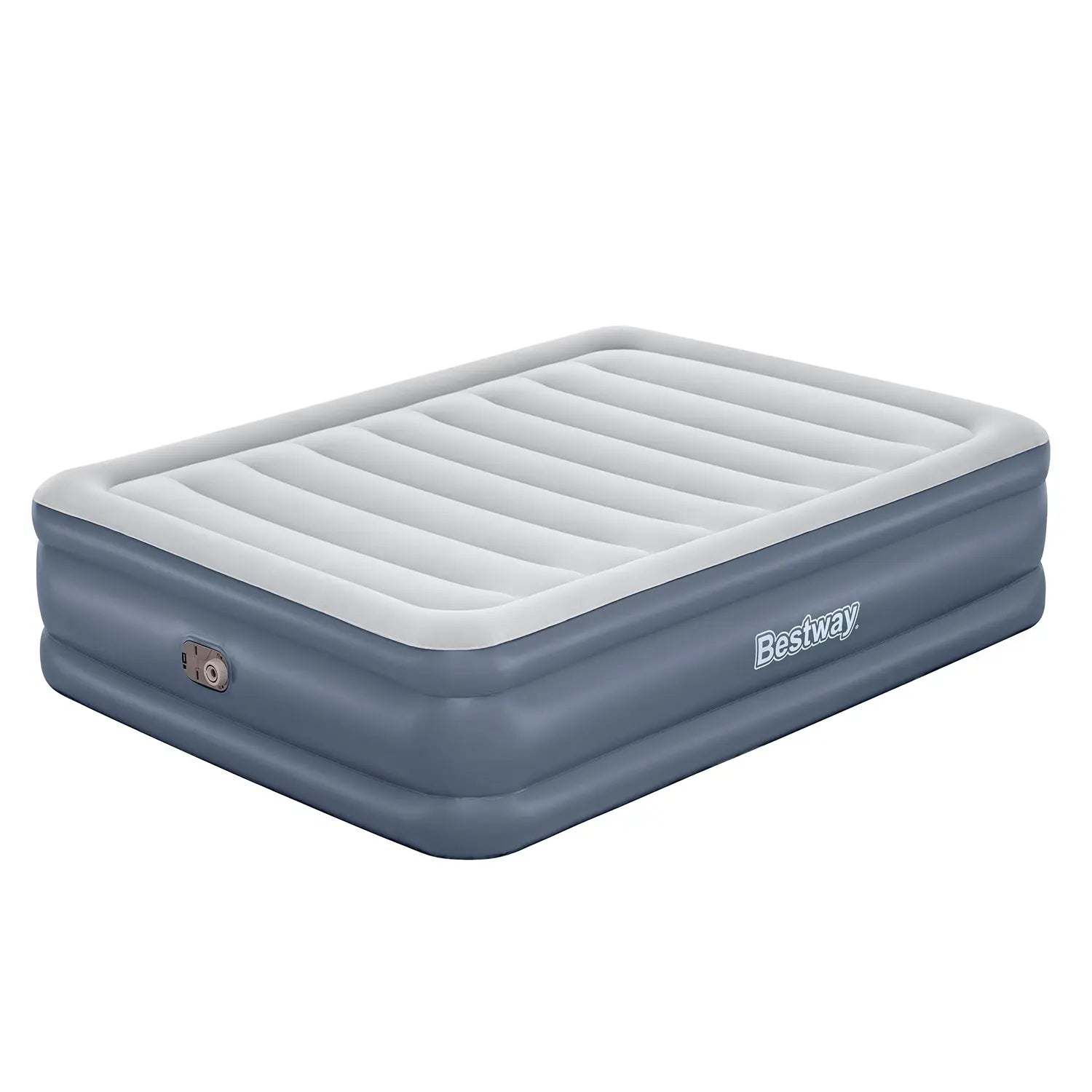 B-Ware Bestway Luftbett Gästebett Tri Tech Doppelbett Elektropumpe 203 X 152 X 51 Cm