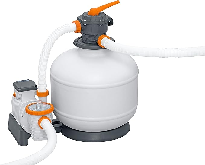 B-Ware Bestway Flowclear Sandfilteranlage Filtersystem Poolpumpe 11355 L/H 500 W Pumpe