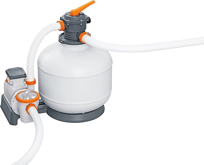 B-Ware Bestway Flowclear Sandfilteranlage Filtersystem Poolpumpe 11355 L/H 500 W Pumpe