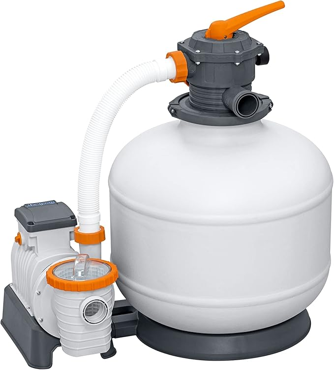 B-Ware Bestway Flowclear Sandfilteranlage Filtersystem Poolpumpe 11355 L/H 500 W Pumpe