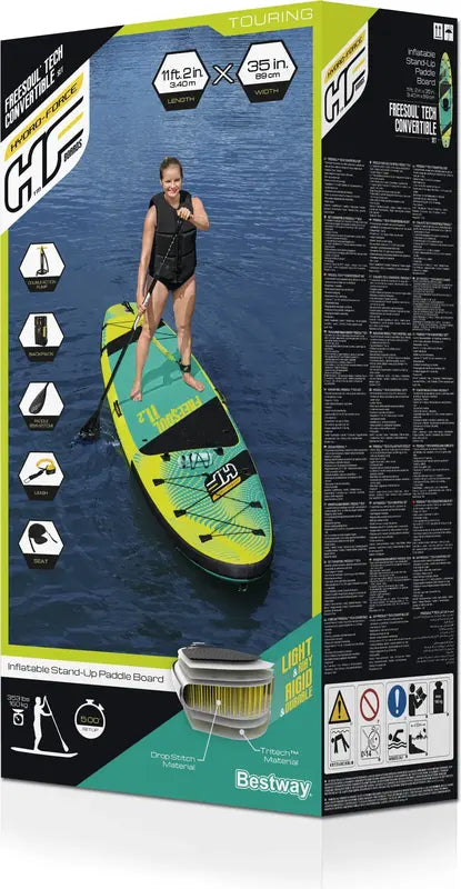 B-Ware Bestway Sup Board Set Stand Up Paddle Board Kajak Freesoul Tech 340x89x15 Cm - 6941607338308
