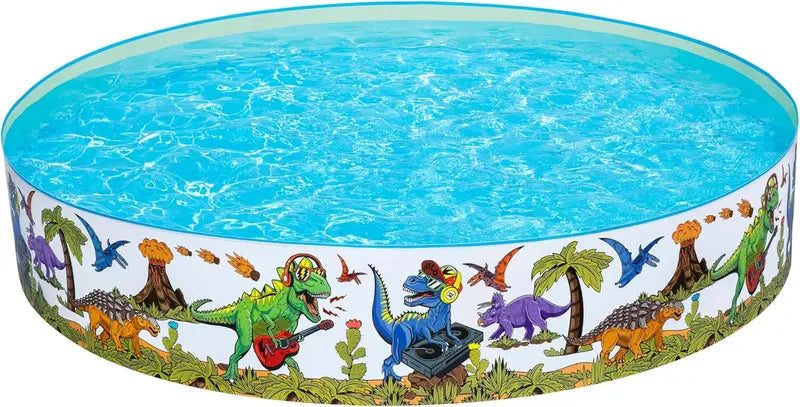 Bestway Fill 'N Fun Planschbecken Dinosaurier ø 244x46 Cm Poolbecken Gartenpool B-Ware - 6941607347669