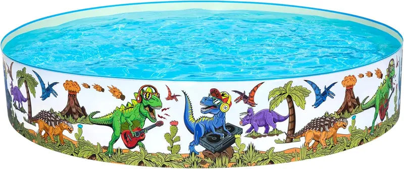 Bestway Fill 'N Fun Planschbecken Dinosaurier ø 244x46 Cm Poolbecken Gartenpool B-Ware - 6941607347669