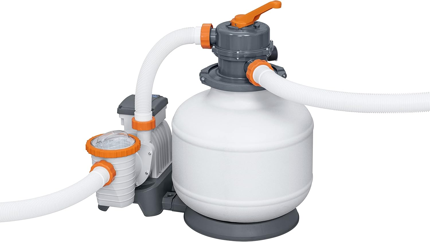 B-Ware Bestway Flowclear Sandfilteranlage Filterpumpe Poolpumpe Zeitschaltuhr Weiß867