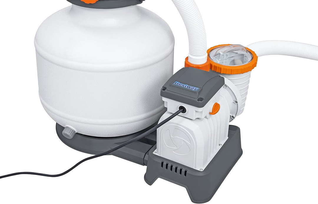 Bestway Flowclear Sandfilteranlage Filterpumpe Poolpumpe Zeitschaltuhr Weiß867 B-Ware