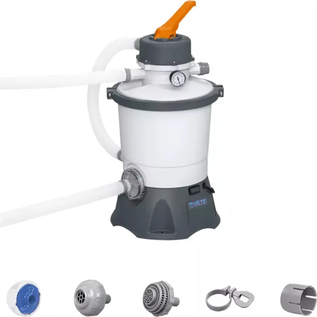 B-Ware Bestway Sandfilteranlage Filtersystem Poolpumpe 3028 L H 85 W Poolfilter Filter