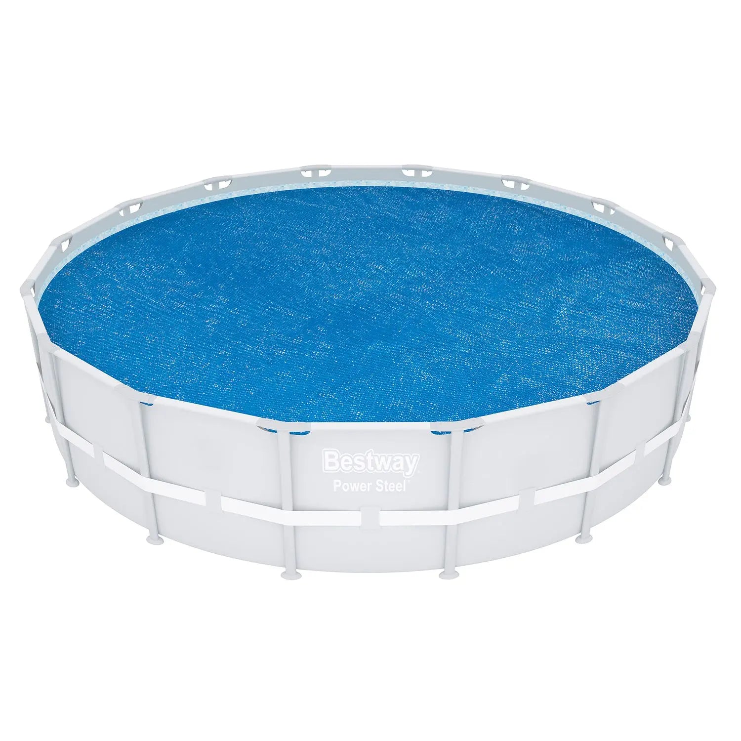 Bestway Solarabdeckplane Poolabdeckung Abdeckung Pool ø 462 Cm Blau Rund B-Ware - 6941607354773