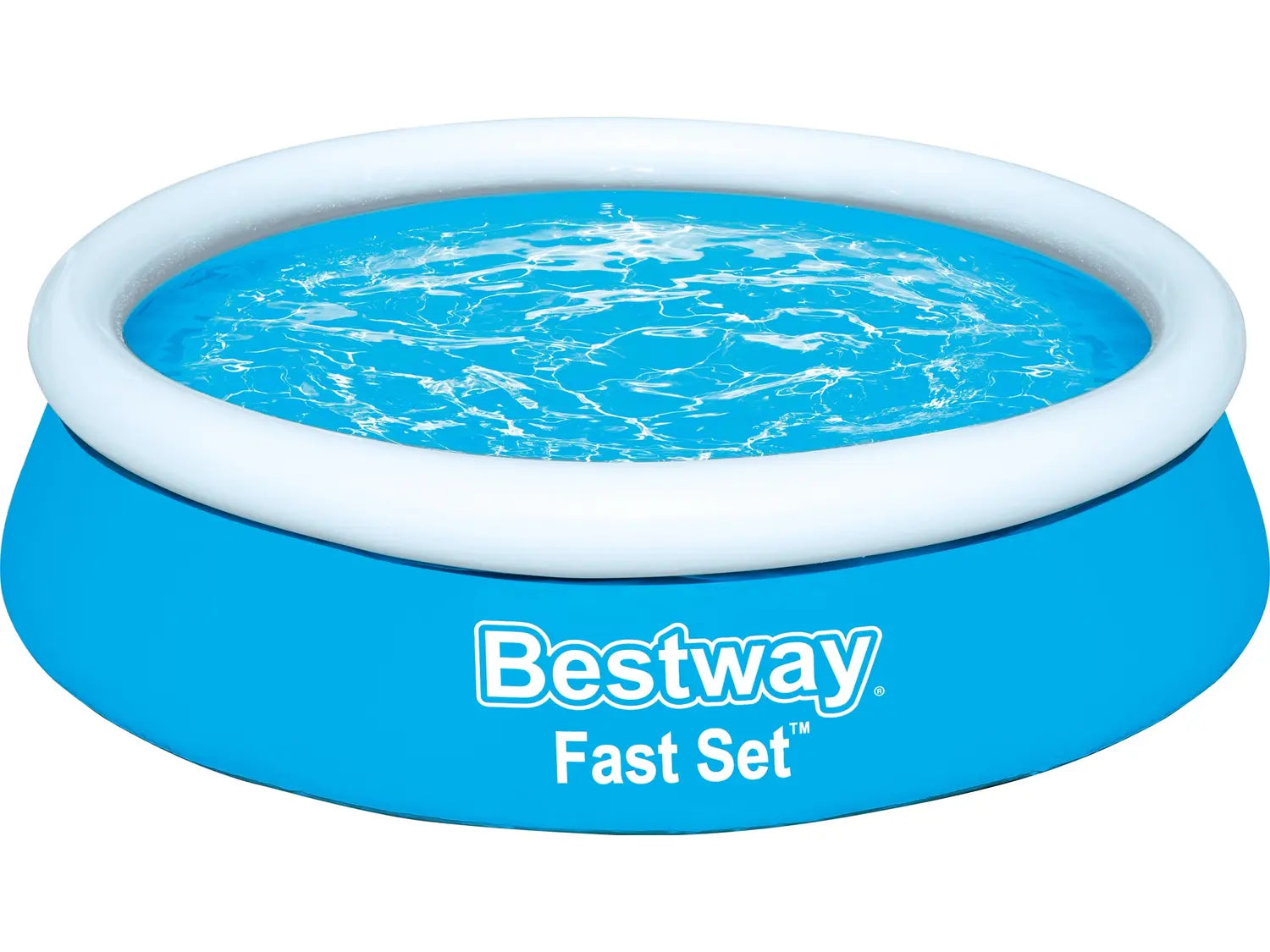 Bestway Fast Set Aufstellpool Pool Schwimmbecken Blau Rund ø 183 Cm X 51 Cm B-Ware - 6942138967630
