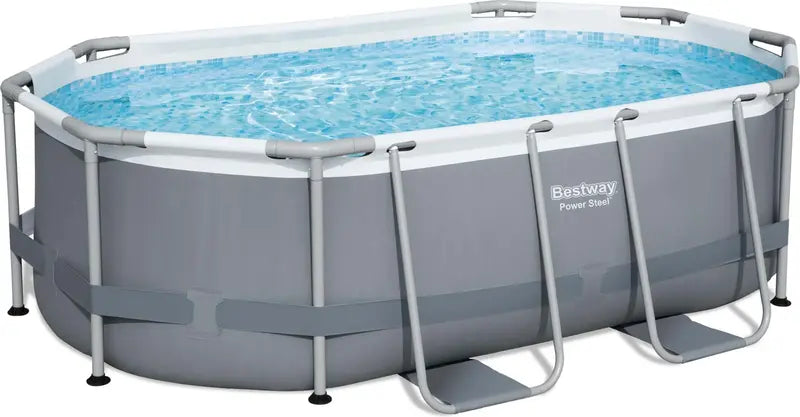Bestway Power Steel Frame Pool Schwimmbecken Filterpumpe Oval 305 X 84 Cm 3.668 L B-Ware - 6942138983104