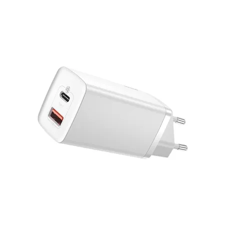 B-Ware Baseus Schnellladegerät Netzteil Ga N2 Lite Usb+C Ladegerät 65 W Eu Stromadapter