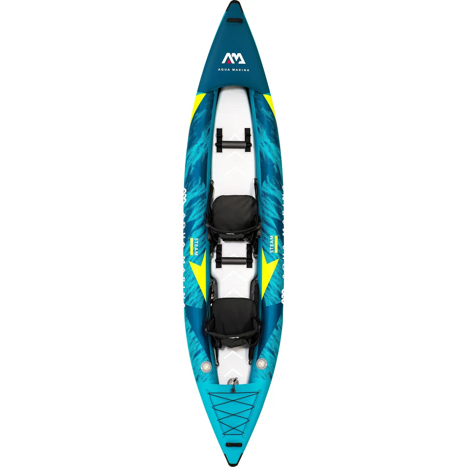 Aqua Marina Steam 412 Kajak Boot 2 Personen Schlauchboot Aufblasbar Blau B-Ware - 6954521600383
