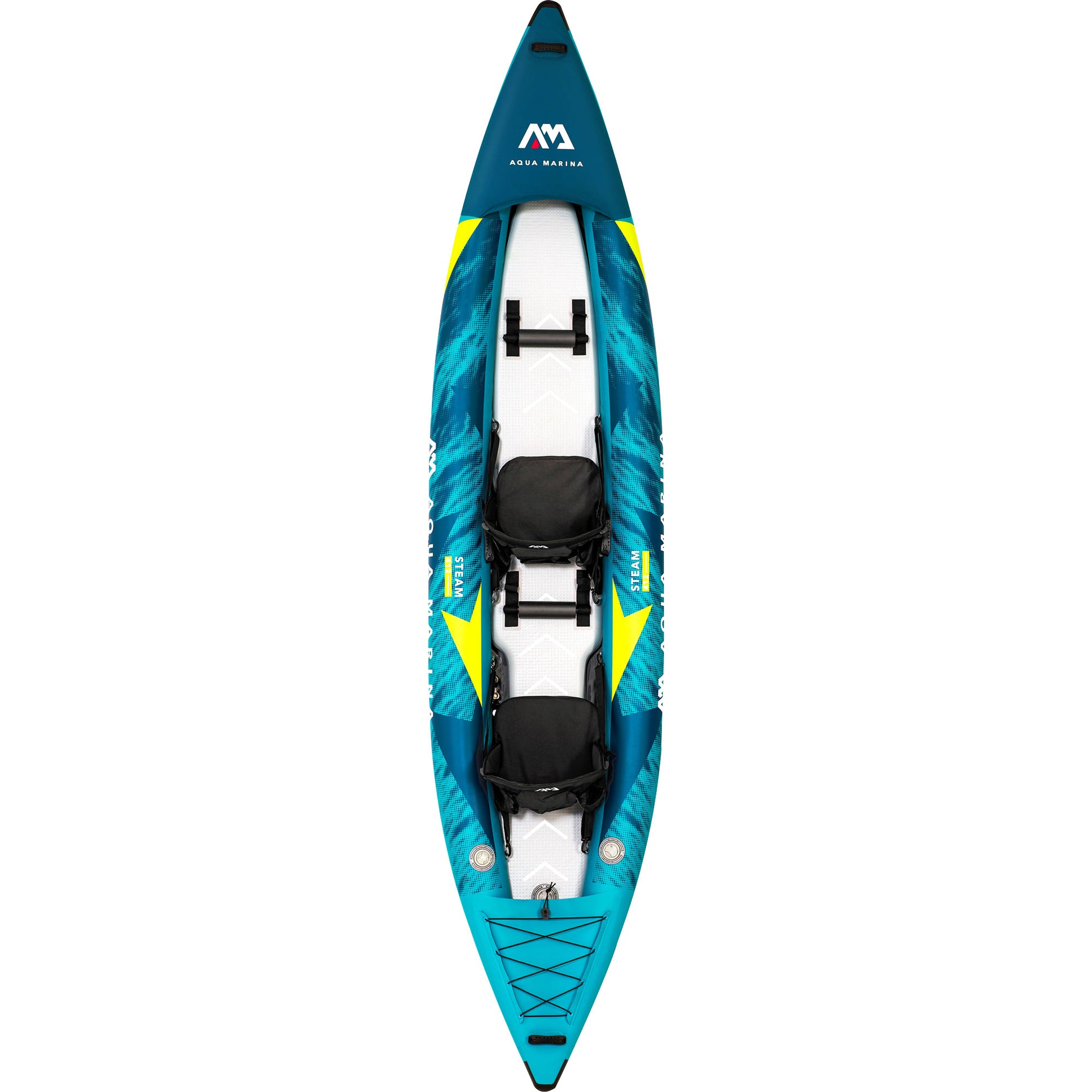 Aqua Marina Steam 412 Kajak Boot 2 Personen Schlauchboot aufblasbar Blau - 6954521600383