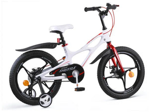 B-Ware Royal Baby Kinderfahrrad Fahrrad Space Shuttle Weiß 16 Zoll Sattel Lenker Klingel