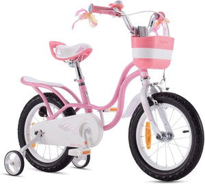 B-Ware Royal Baby Kinderfahrrad Kinderrad Fahrrad Rosa Stützräder Mädchen 14 Zoll Korb