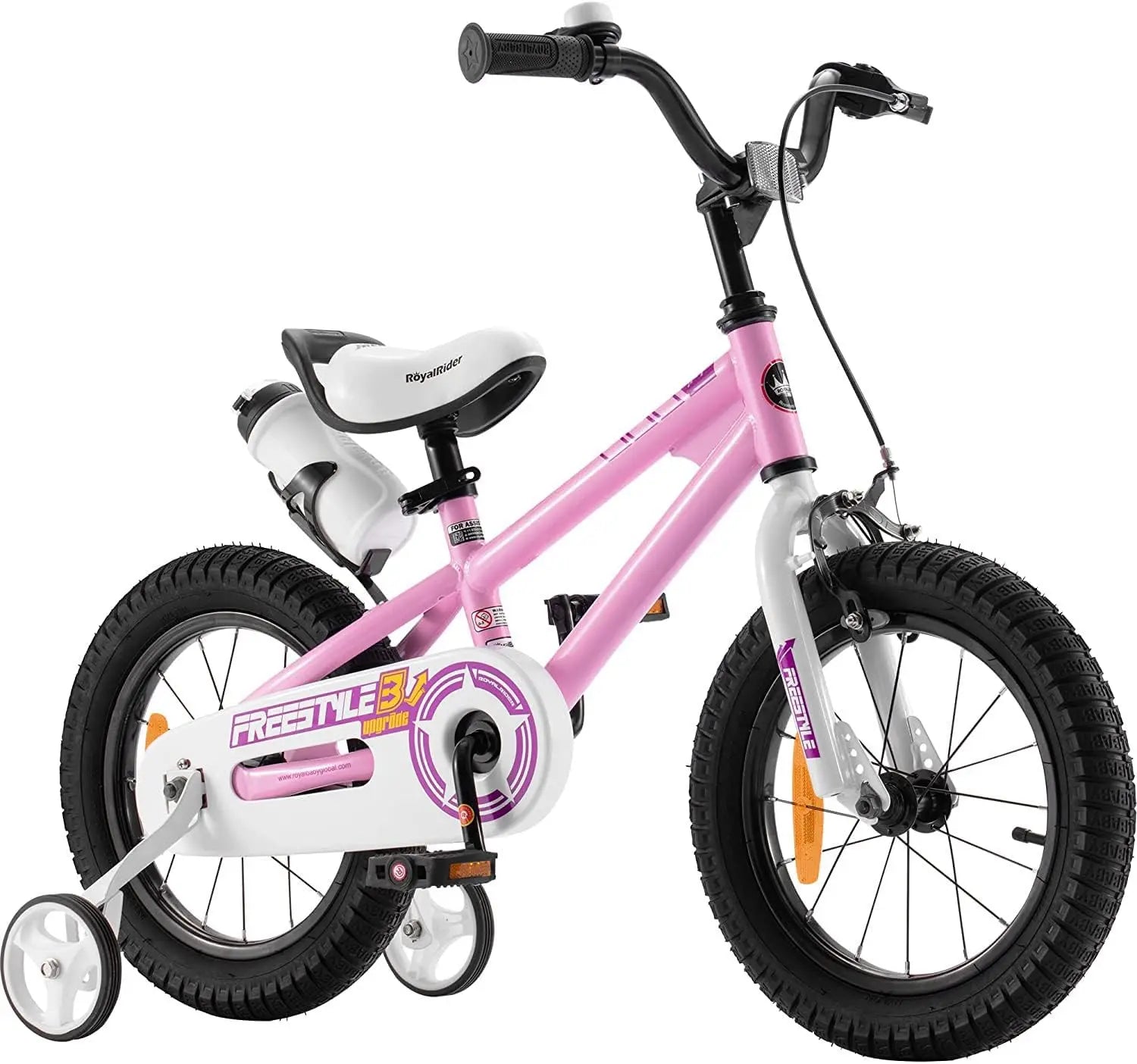 Royal Baby Freestyle Kinderfahrrad Jungen Mädchen Rosa 14 Zoll Rücktrittbremse B-Ware - 6970962669895