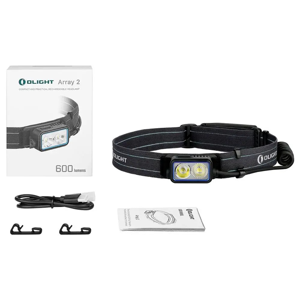 B-Ware Olight Stirnlampe Kopflampe Array 2 Pro Led Schwarz 1500 Lumen Akku Outdoor - 6972378128782