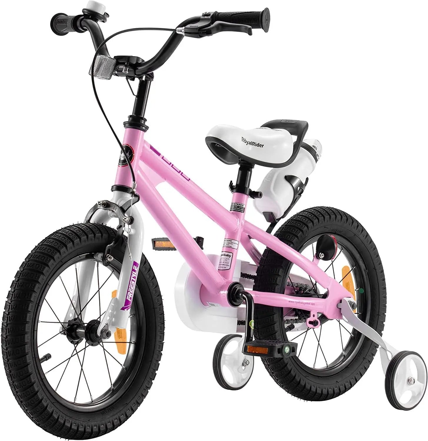 B-Ware Royal Baby Kinderfahrrad Fahrrad Mädchen Freestyle Rosa Stützräder Bremse 14 Zoll - 6973449206804