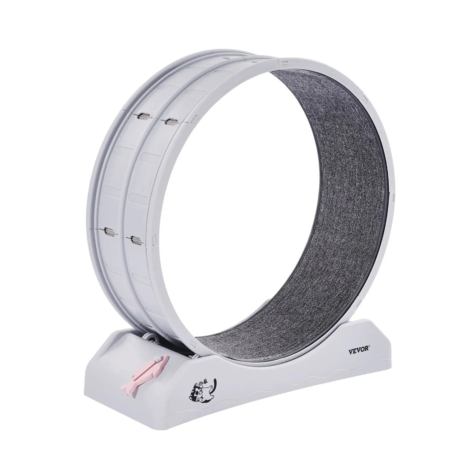B-Ware Vevor Katzenlaufrad Katzenlaufband Katze Fitnessrad Weiß Kunststoff Training - 6974129113771