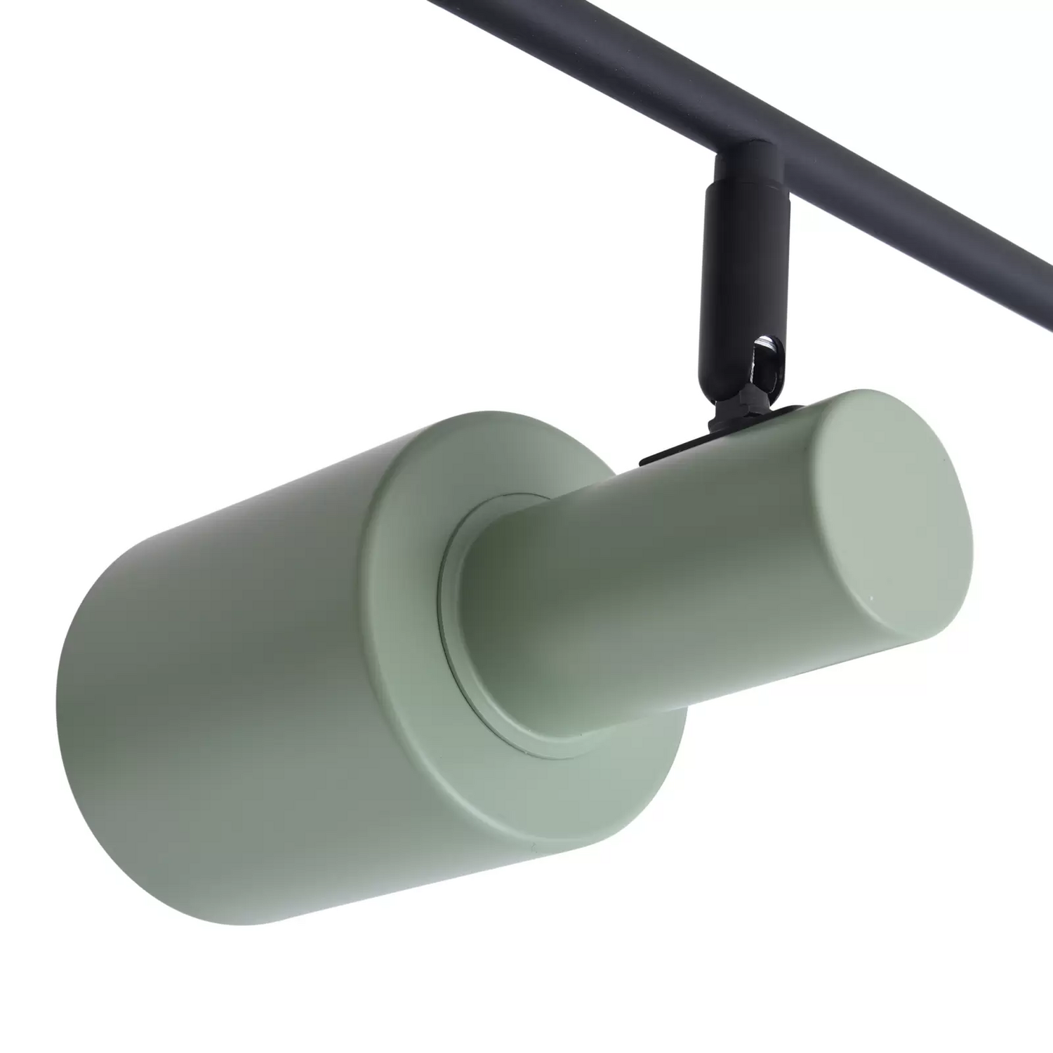 Plafonnier Lindby Ovelia de catégorie B, vert/noir, lampe de plafond longue, spot, lampe 571