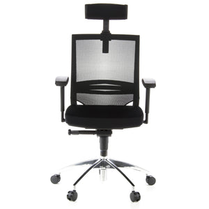B-Ware hjh OFFICE Bürostuhl Chefsessel Stuhl Drehstuhl schwarz höhenverstellbar584