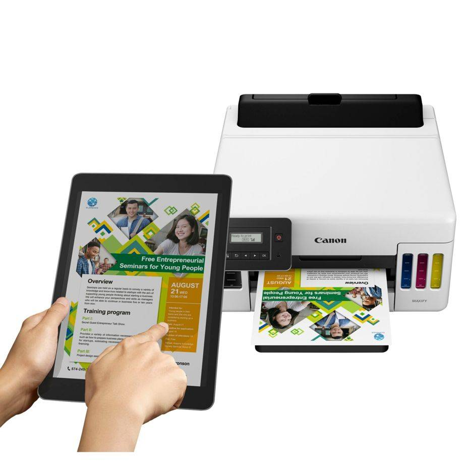 C-Ware Canon Maxify Gx5050 Tintenstrahldrucker A4 Drucker Duplex Wlan Siehe Text - 4549292195606