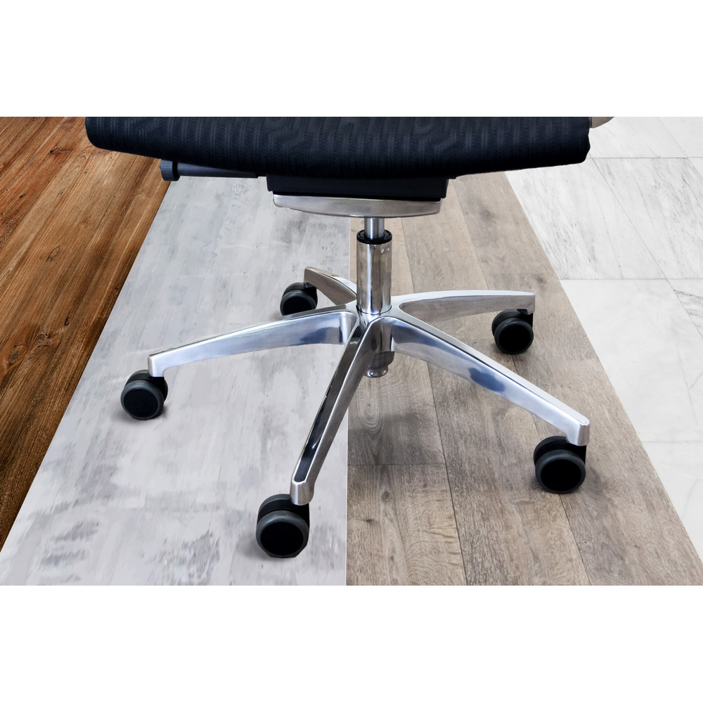 Hjh Office Rollen Doppelrollen Stuhlrollen Hartböden 10mm 65mm Schwarz 5er B-Ware - 4260354052261