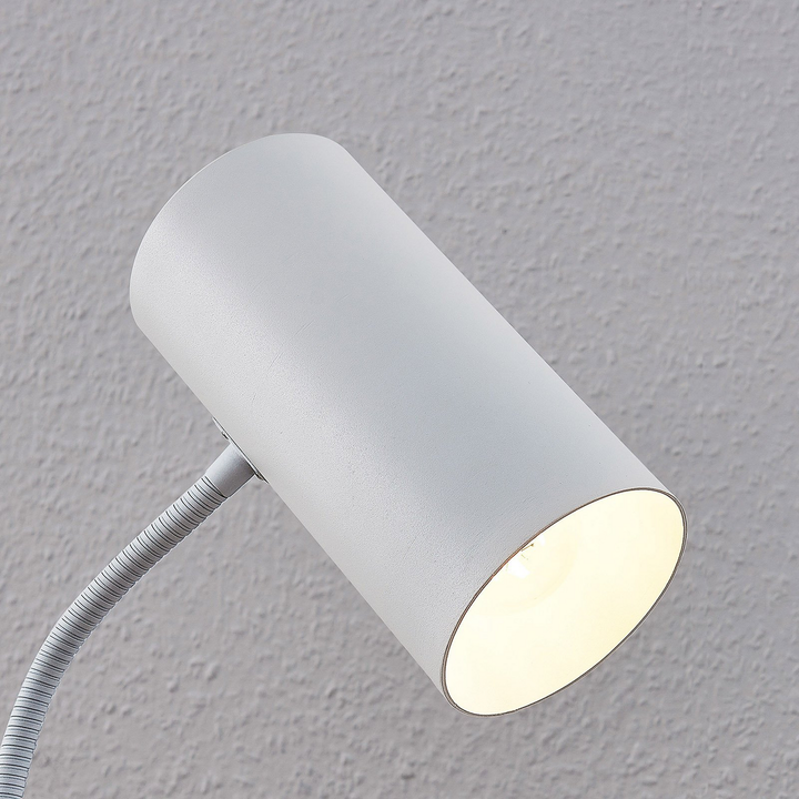 Lindby Stehleuchte Karoli Stehlampe Leseleuchte Leuchte Lampe Leselampe E27 weiß