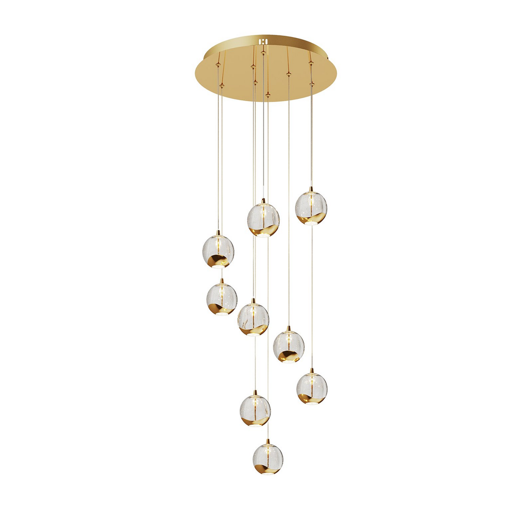 Lucande Hayley Led Hängeleuchte Hängeleuchte Lampe Pendelleuchte 9 Flammig G142 B-Ware