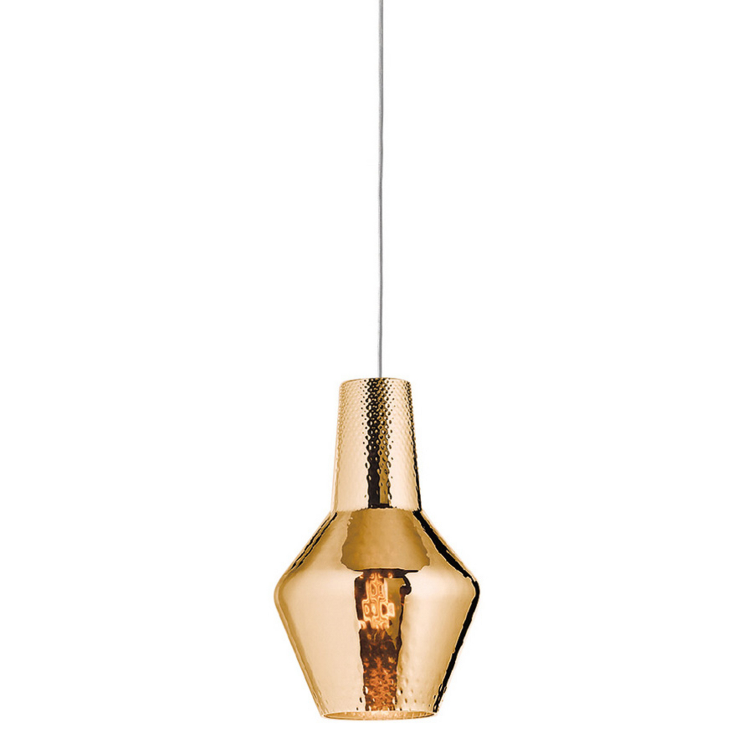 Ailati Hängeleuchte Romeo Hängelampe Deckenlampe Leuchte 130 Cm Altgold Metallic B-Ware - 8052536911901