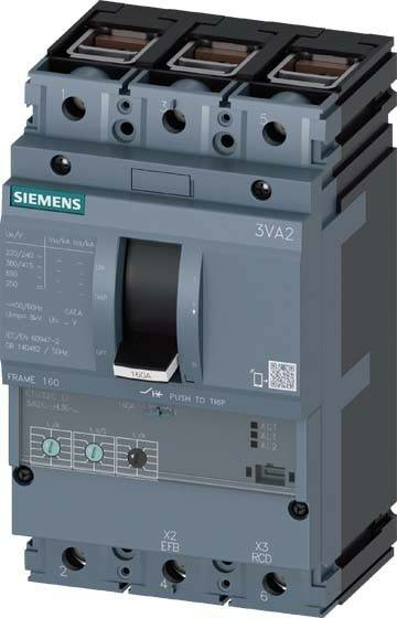 Siemens Leistungsschalter Schalter 800V IEC Frame 160 Schaltvermögenklasse M