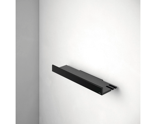 Étagère de douche KEUCO REVA Black Selection, noir mat, accessoires de douche, robinetterie de salle de bain