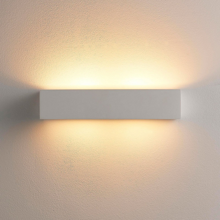 Lindby Gipswandleuchte Tjada Wandlampe Wandleuchte Lampe Leuchte G9 Led Weiß751 B-Ware